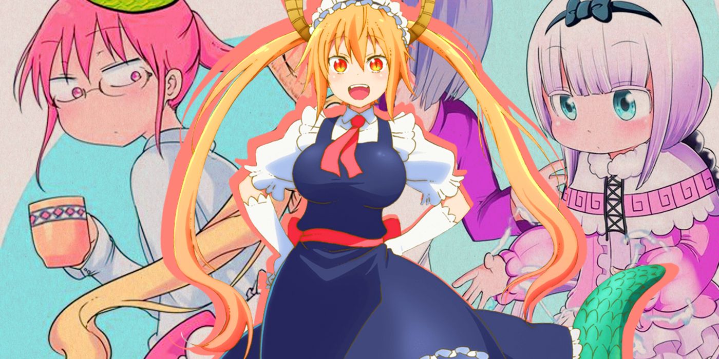 Blue hair dragon maid manga - wide 6