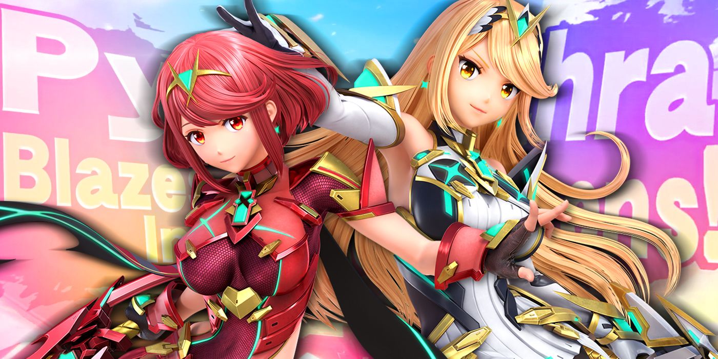 Pyra with blonde hair - Mythra - wide 2