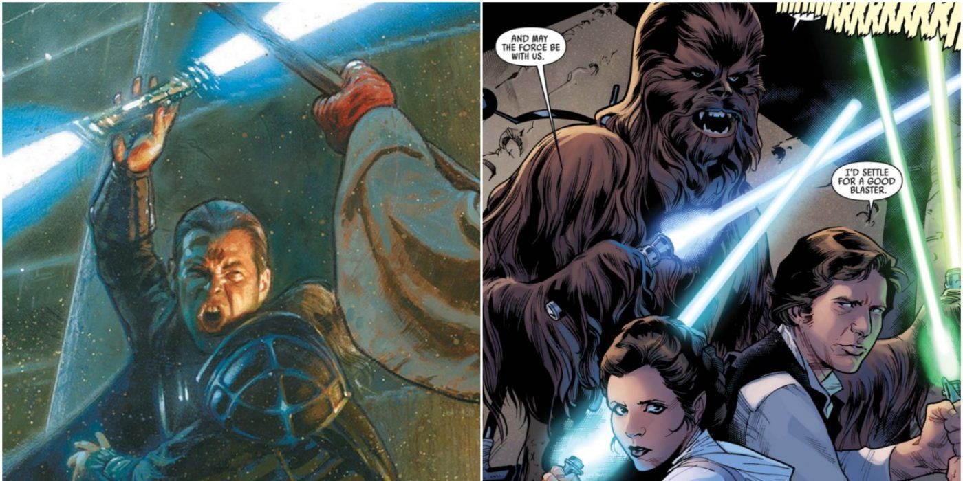 Star Wars: 10 Best Lightsaber Battles In The Comics, Ranked