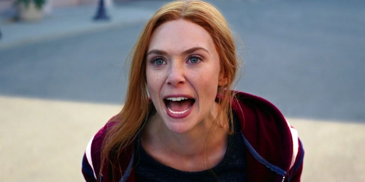 Wanda yells in pain in WandaVision's finale.