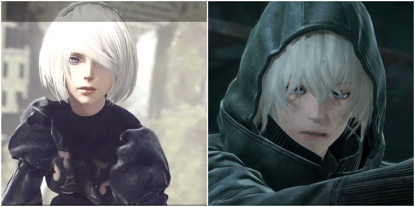 NieR Replicant Gestalt オルゴール Kaine/Emil Kaine and Emil NIER REPLICANT/GESTALT SPEEDPAINT/TIMELAPSE