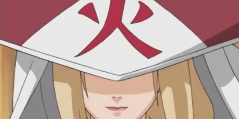 4 tsunade wearing hokage hat