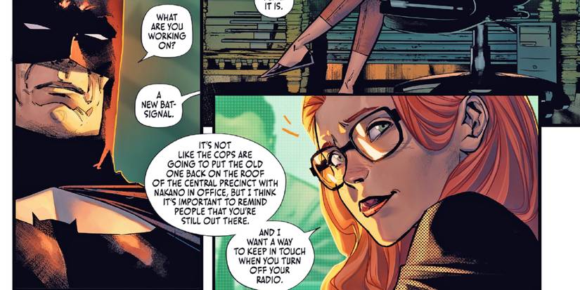 Batman: Oracle Develops a New Kind of Bat-Signal for Gotham City