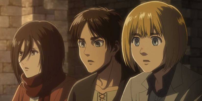 Eren Yeager Mikasa Ackerman Armin Arlet