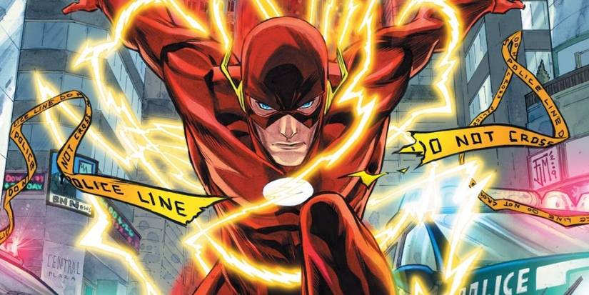 Barry Allen running as The Flash