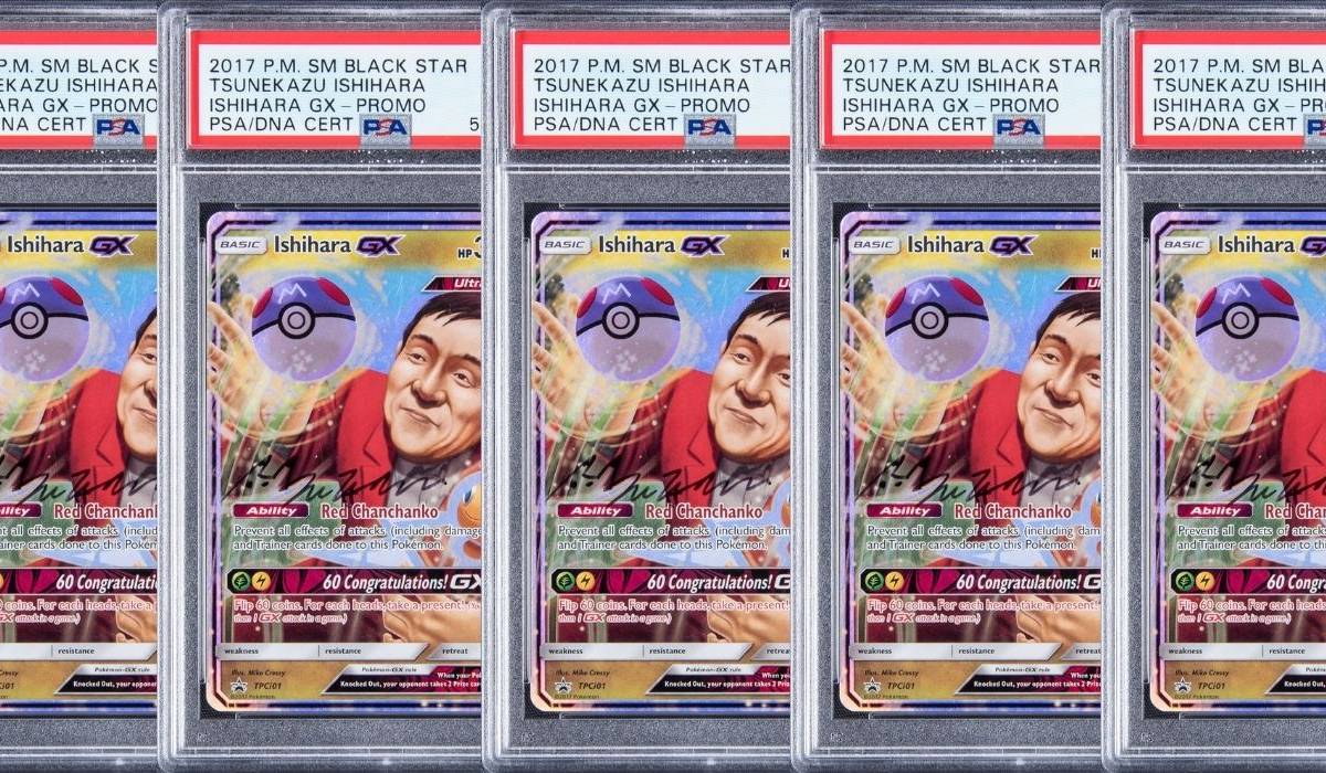 Rare Pokmon Card Featuring Tsunekazu Ishihara Sells for $250k at Auction