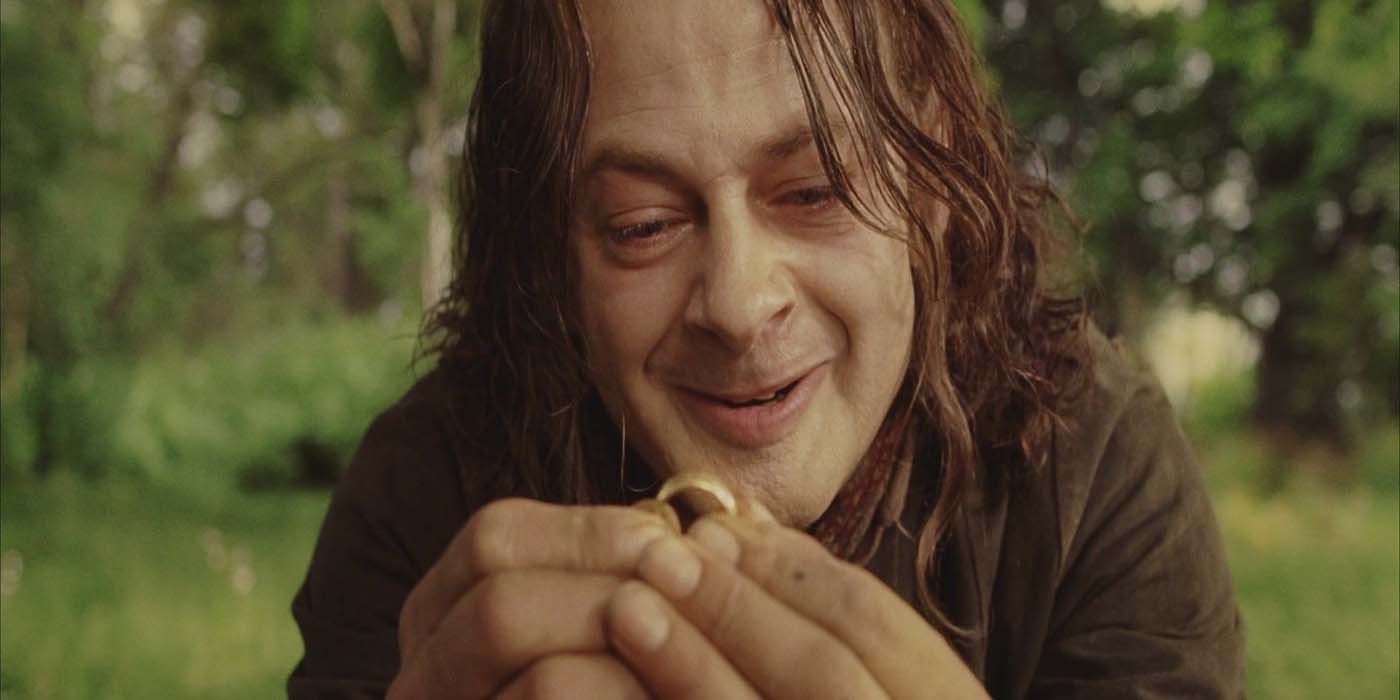 In the film trilogy The Lord of the Rings, how was the character of Gollum brought to life?