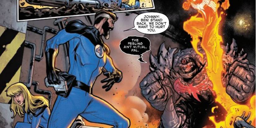 King In Black: The Symbiote God Brings Out the Fantastic Four's Darkest ...