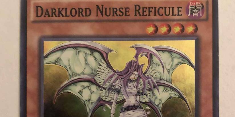 nurse yugioh card Amazon.com: YU-GI-OH! - Darklord Nurse Reficule (DESO-EN048) - Destiny  Soldiers - 1st Edition main image 1