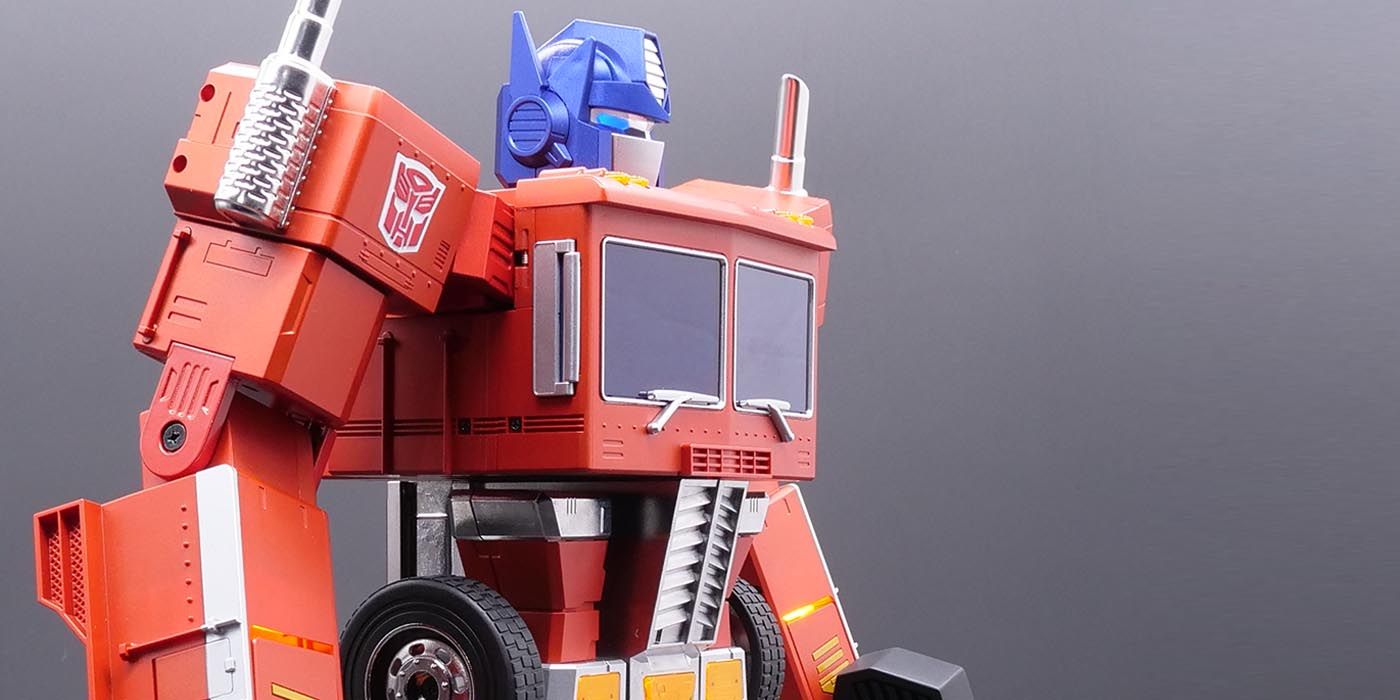 Hasbro unveils massive self-transforming Optimus Prime
