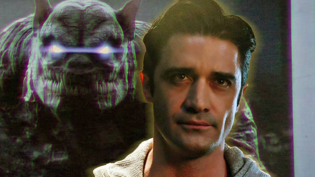 Image of a businessman werewolf battling a demon on Craiyon, image size:1200x675