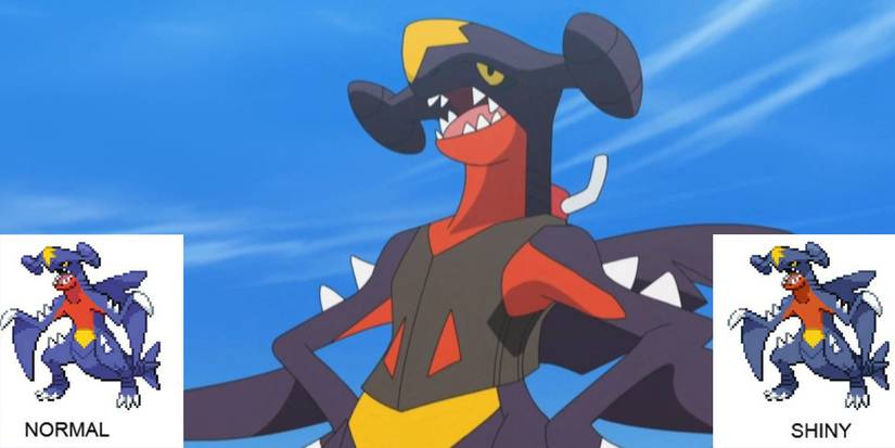 Normal Garchomp 10 Shiny Pokémon That Look Exactly Like The Original