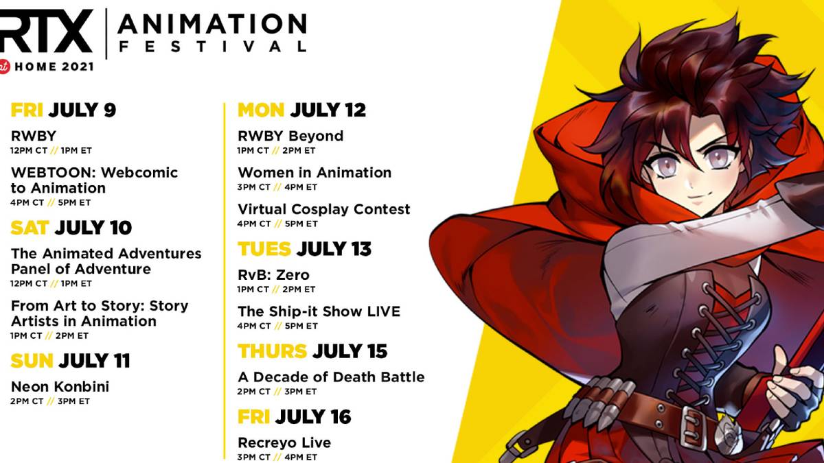 RTX at Home: Rooster Teeth Announces 2021 Animation Festival Lineup
