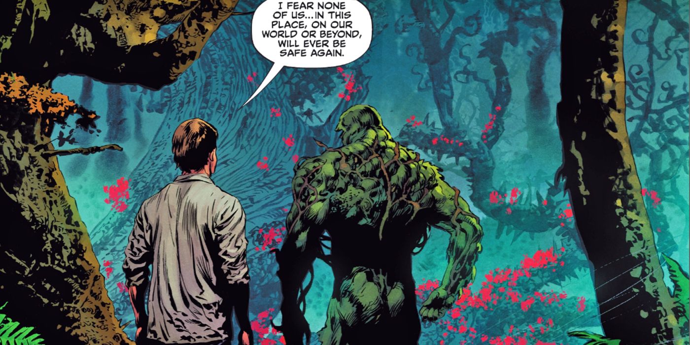 Green after. DC Rebirth Swamp thing.