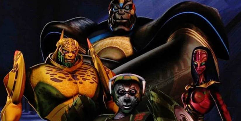The Maximals from Beast Machines stand together.
