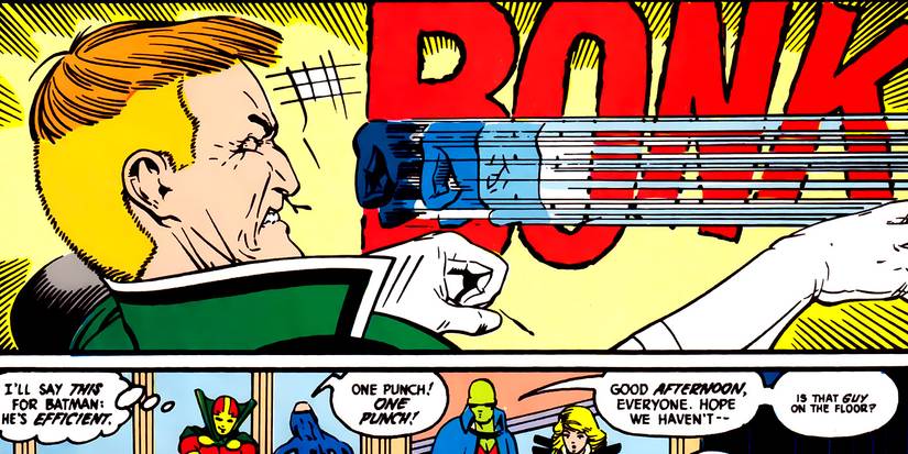 Batman Knocked Out Guy Gardner With One Punch - and Spawned an Endless Meme