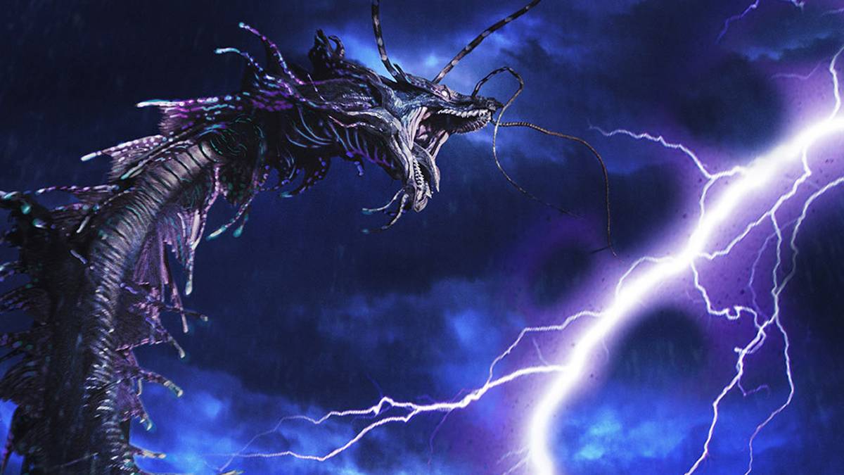 Godzilla Concept Artist Shares Titanus Tiamat's Roaring Design