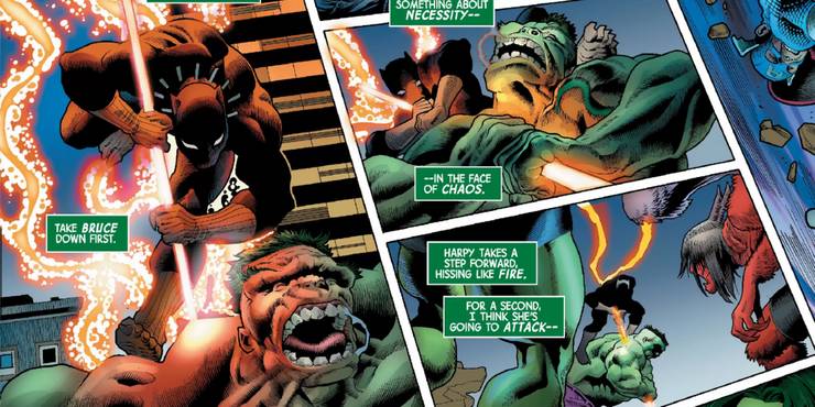Immortal Hulk Confirms His Greatest Enemy Isn't Thor Or Wolverine. It's Black Panther 12 Immortal Hulk Black Panther.jpg?q=50&fit=crop&w=740&h=370&dpr=1