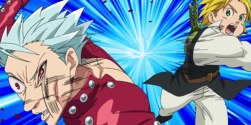 Meliodas et Ban dans The Seven Deadly Sins