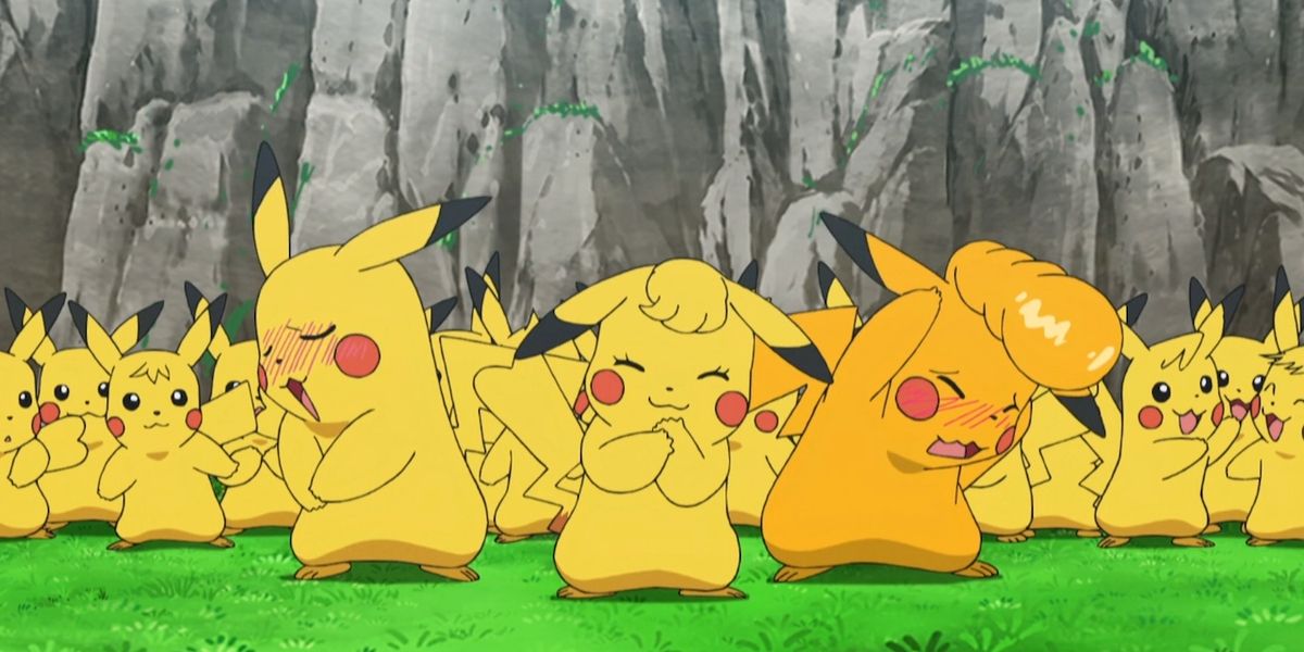 Pokemon Pikachu Herd Fancy