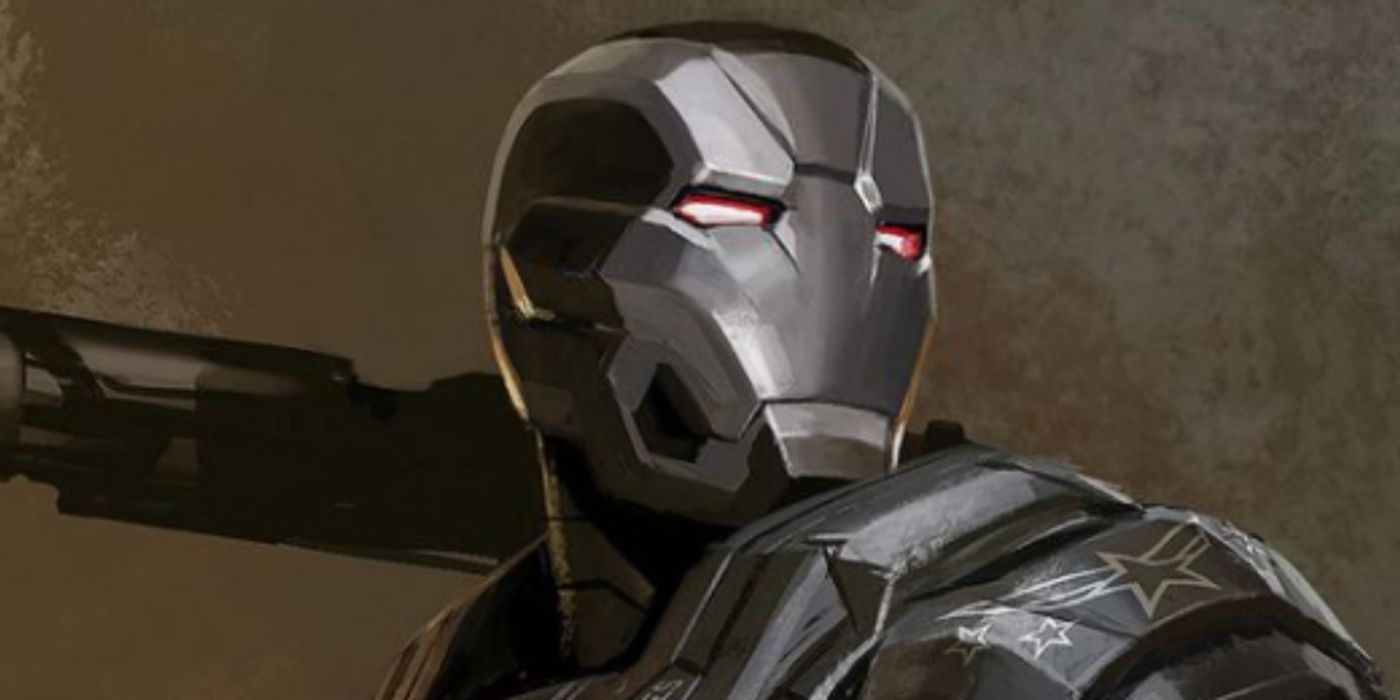 Avengers Endgame Art Reveals Unused Pre Iron Patriot War Machine