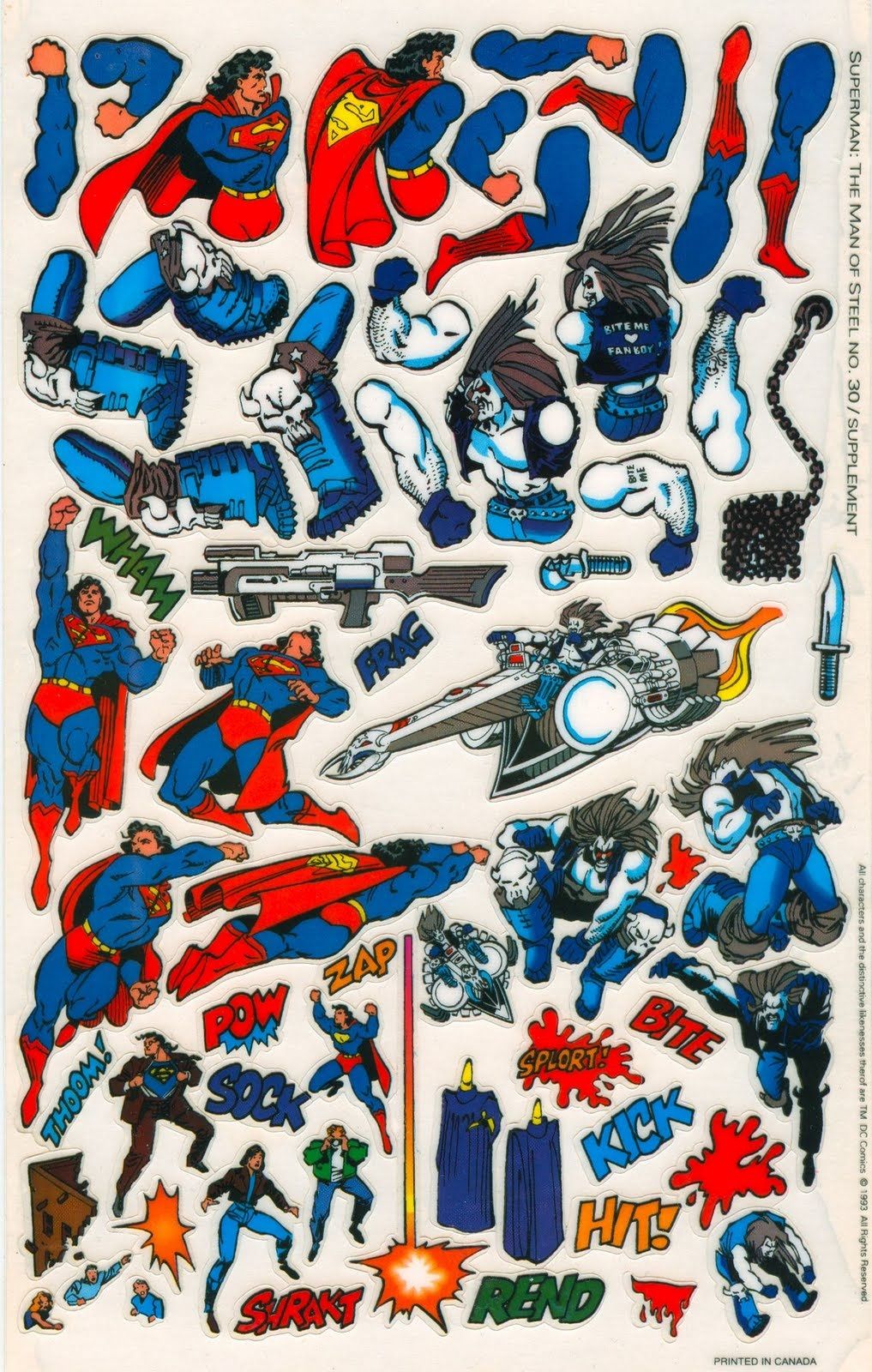 supreme superman sticker