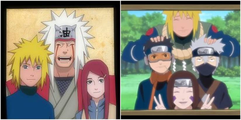 Jiraiya Minato Kushina Team Minato 