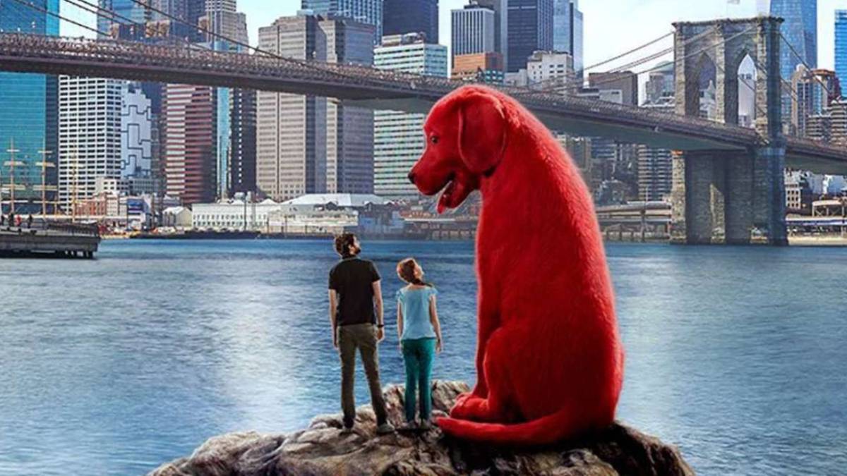 Clifford's Jack Whitehall & Darby Camp Celebrate the Big Red Dog ...