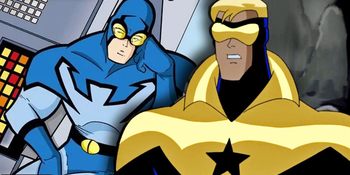 Justice League Infinity Gives Blue Beetle & Booster Gold a Third Wheel