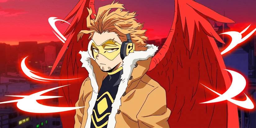 Hawks' wings in My Hero Academia.
