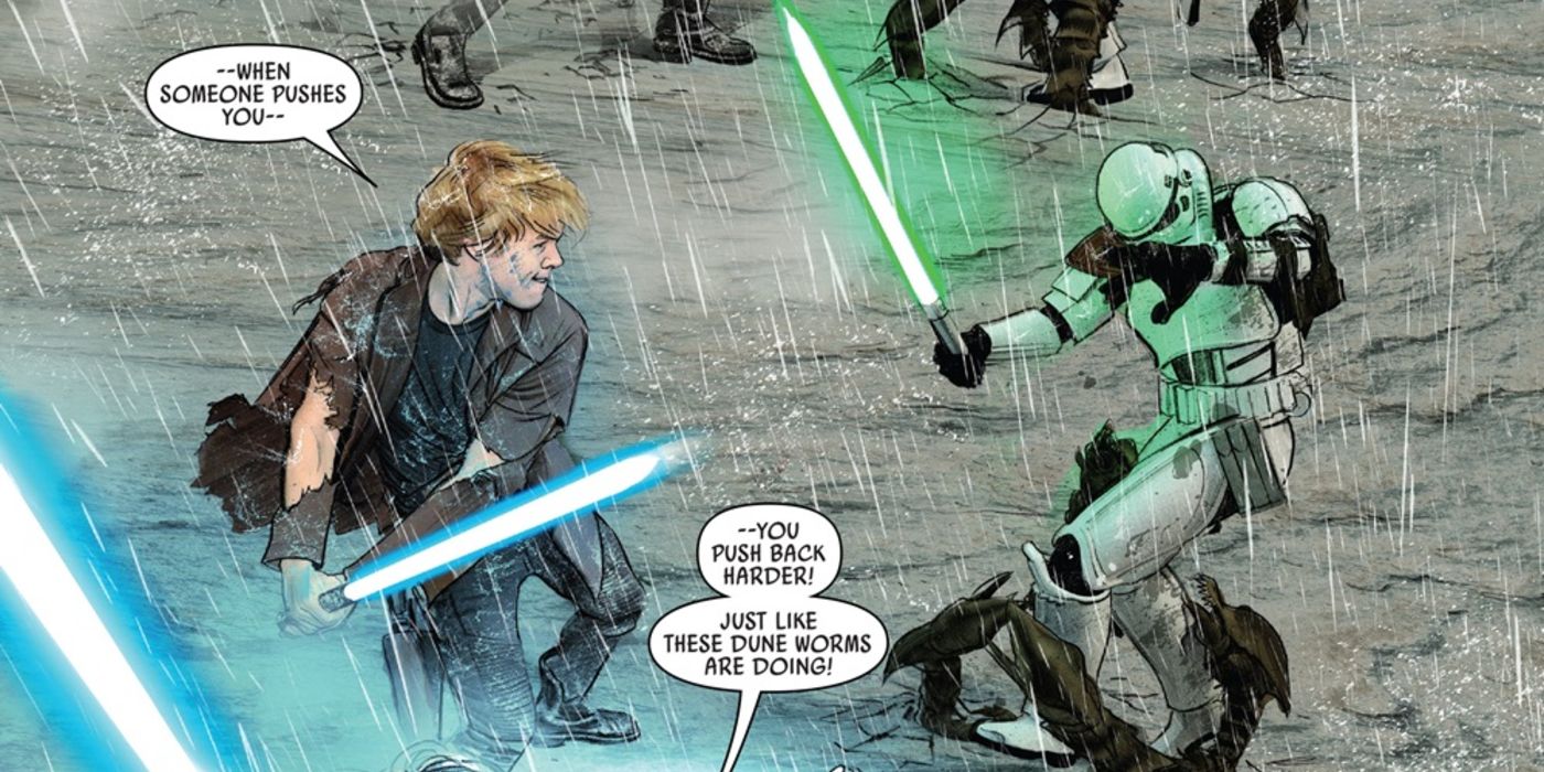 Luke Skywalker and Sgt. Kreel