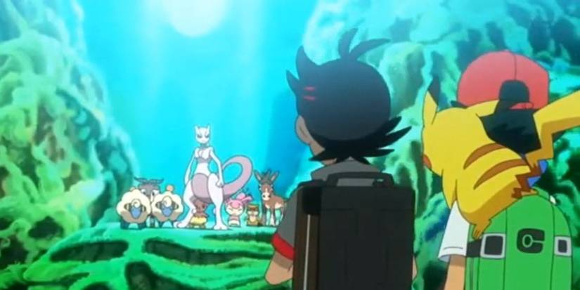 Mewtwo Pokemon Journeys Ash Goh PIkachu