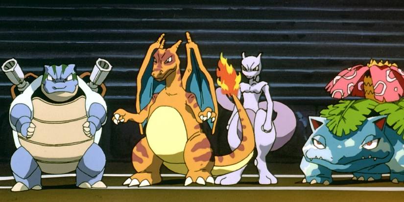 Mewtwo Strikes Back Pokemon Clones Blastoise Charizard Mewtwo Venusaur