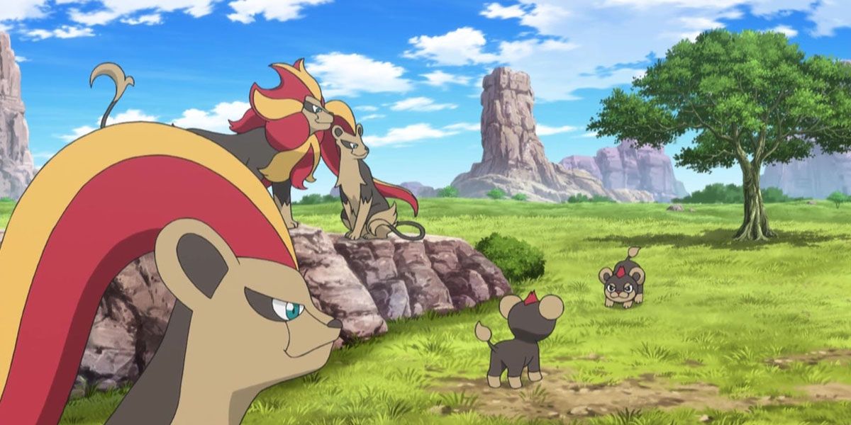 Pyroar And Litleo In Pokemon