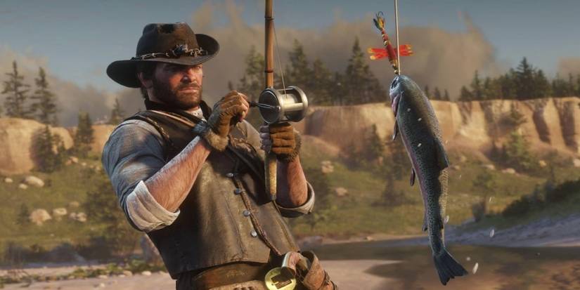 Red dead redemption 2 fishing header