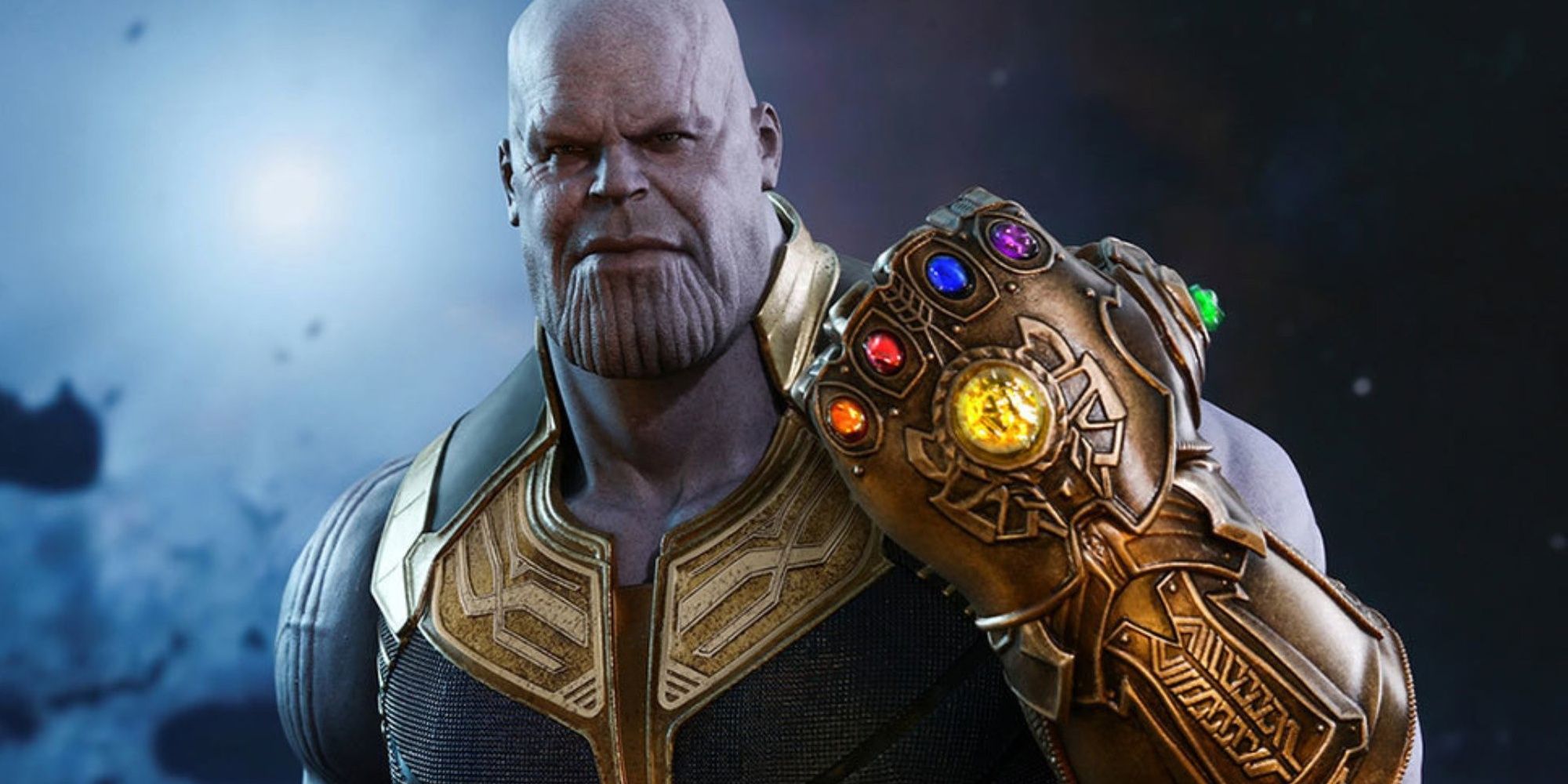 Thanos with a full Infinity Gauntlet Cropped