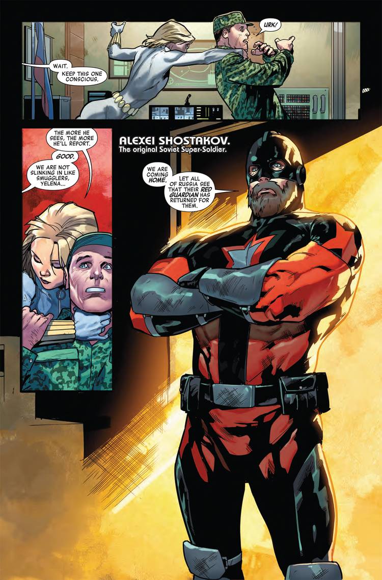 Marvel's Winter Guard #1 Gives the Red Guardian an MCU Makeover