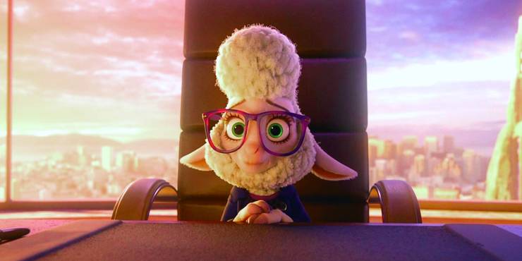 Bellwether in "Zootopia"