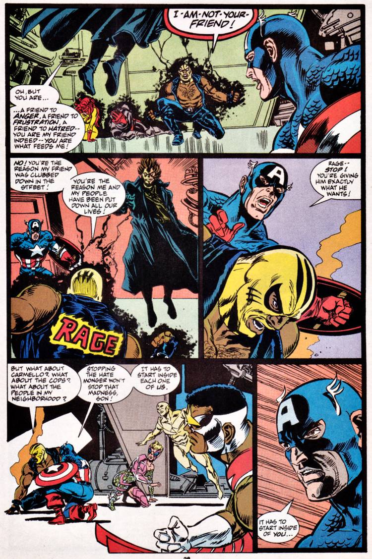Captain America Gave the Avengers' Rage a Lecture On Racism - It Went ...