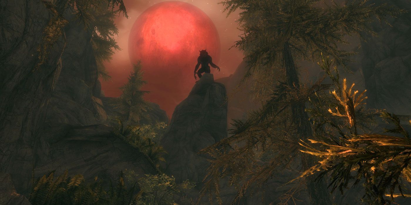 Skyrim Ring Of Hircine Quest Guide CBR   Elder Scrols Skyrim Hircine Blood Moon 