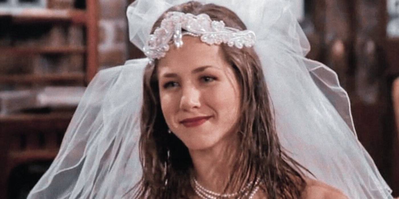 rachel green wedding dress friends After Friends Fans' Debate Over The Color Of One Of Rachel's Dresses, Her Wedding Gown Is Being Called Into Question