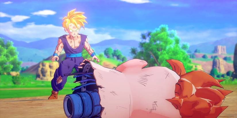 Games Dragon Ball Z Kakarot Gohan Android 16 Head