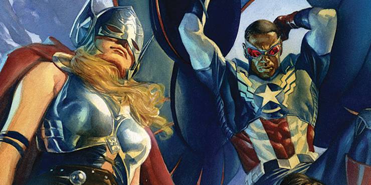 Jane Foster Thor Sam Wilson Capitán América