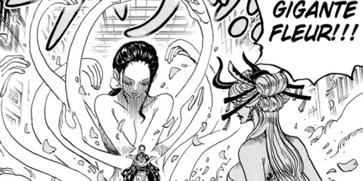 Nico Robin vs Black Maria
