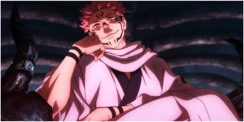 Sukuna sits inside his domain, smiling the spectator of JujuTsu Kaisen.