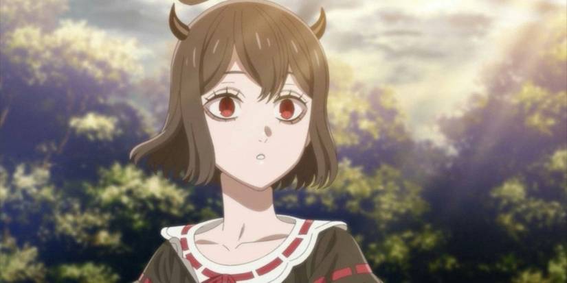 Secre Swallowtail looks surprised in Black Clover