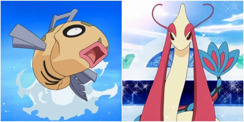 Feebas Evolution Line 10 Pokémon Whose Evolution Looks Completely Different From Their ...