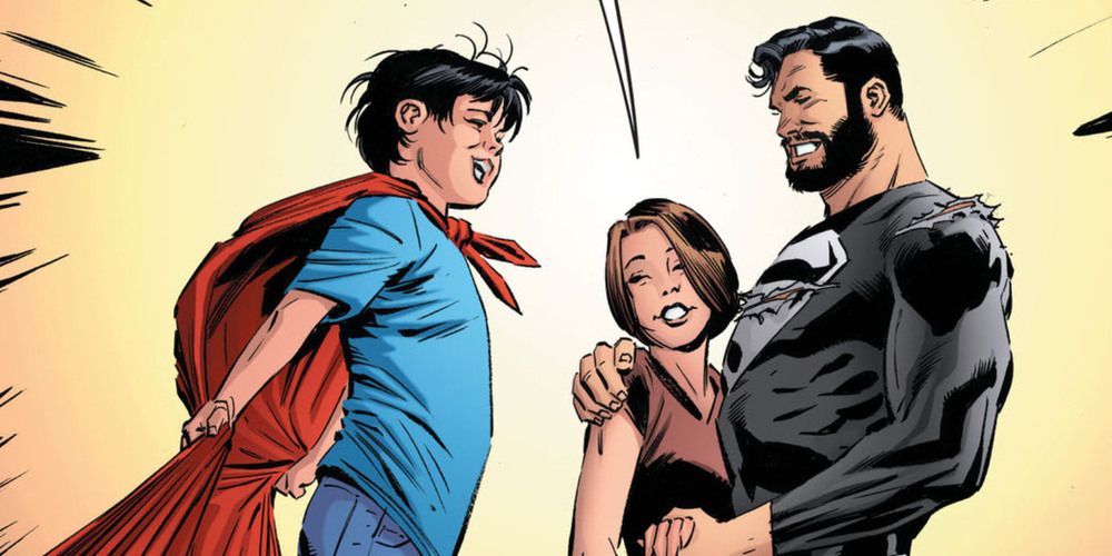 superman lois and clark with jon kent