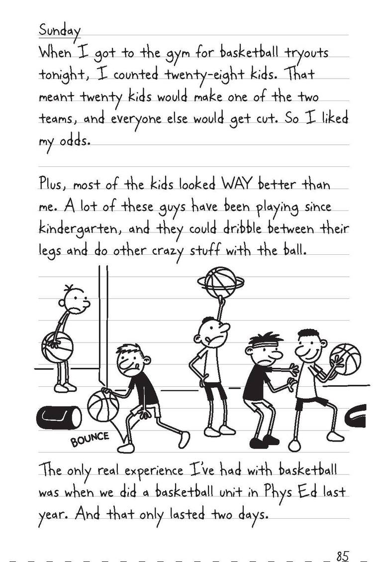 Diary of a Wimpy Kid: Big Shot Excerpt - Greg's Basketball Tryout
