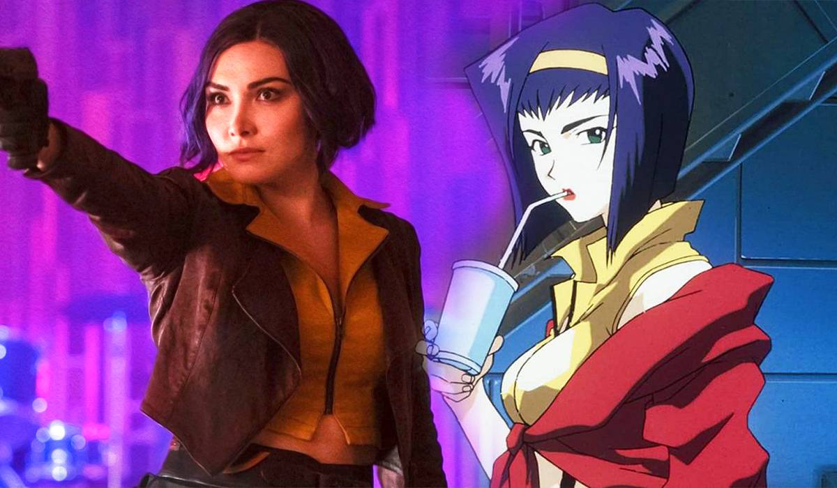daniella pineda cowboy bebop red dress Cowboy Bebop' Star Daniella Pineda Finds Faye Valentine Relatable'